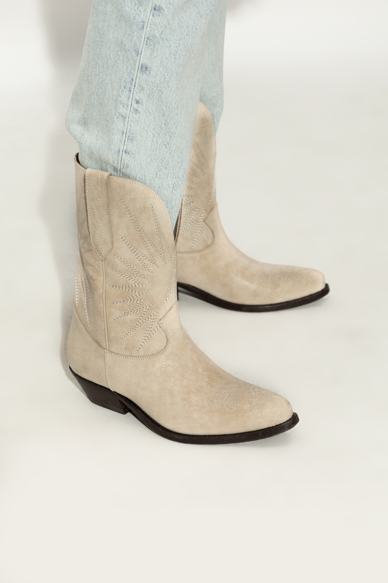 GOLDEN GOOSE ウィッシュスタカウホフツ GWF00784F006912 11732 Golden Goose Cowboy boots Wish Star | Women's Shoes | Vitkac